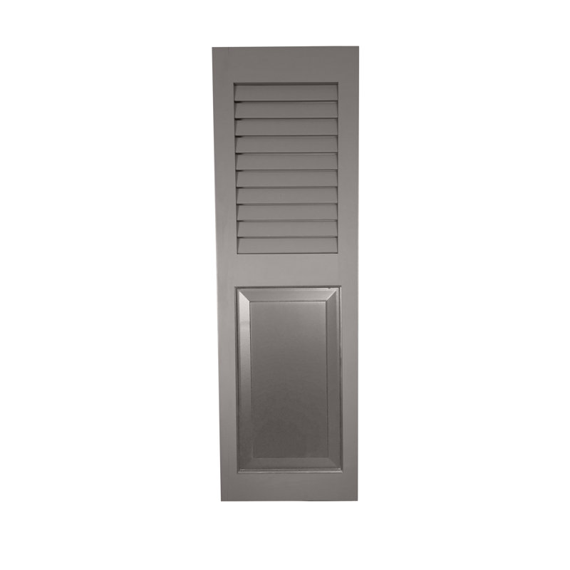 Shutters By Design Louver Raised Panel Combination Shutters Wayfair